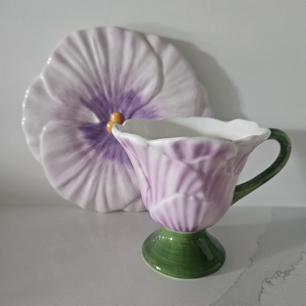 Vintage Teleflora Cup & Saucer Set